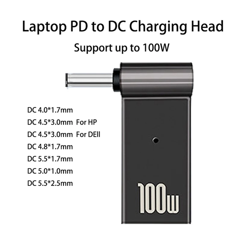 1PCS PD 100W Laptop Power Charger Converter Female Type-C To DC Male Jack Plug Supply Adapter Connector For Notebook Computer PC
1PCS PD 100W Laptop Power Charger Converter Female Type-C To DC Male Jack Plug Supply Adapter Connector For Notebook Computer PC