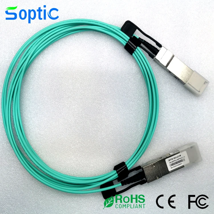 40G QSFP+ TO QSFP+ 1meter AOC Active Optical Cable , for Huawei,cisco,tplink, fiber optical switch
40G QSFP+ TO QSFP+ 1meter AOC Active Optical Cable , for Huawei,cisco,tplink, fiber optical switch
