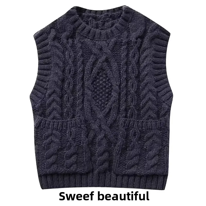 Отно-вязаный круглый жилет Ne, свитер, восьминити, новый осенне-зимний женский свитер Faion Street Sle из полиэстера 00% гетры для тела
Отно-вязаный круглый жилет Ne, свитер, восьминити, новый осенне-зимний женский свитер Faion Street Sle из полиэстера 00% гетры для тела