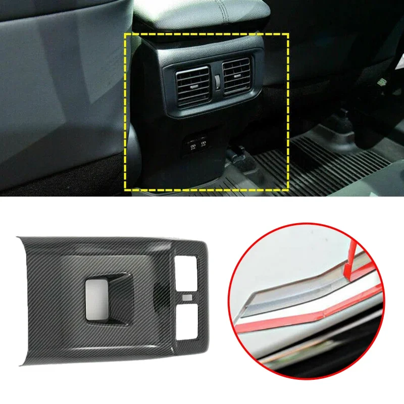 Car Air Vent Cover Trims Look Rear Seat For Toyota Rav4 2019 Automotive Interior Modification Accessories ABS Carbon Fiber
Car Air Vent Cover Trims Look Rear Seat For Toyota Rav4 2019 Automotive Interior Modification Accessories ABS Carbon Fiber