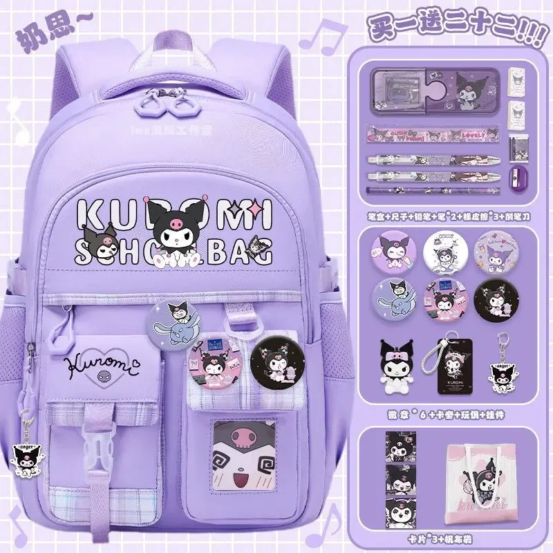 Школьный ранец Sanrio, вместительный рюкзак на плечо для учеников младшей и старшей школы
Школьный ранец Sanrio, вместительный рюкзак на плечо для учеников младшей и старшей школы