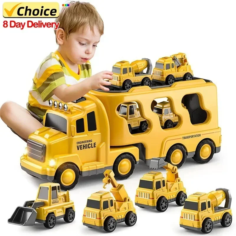 New Multi in One Transport Truck Car Aircraft Children's Toy Car Light Music Inertia Engineering Car Boys and Girls Toy
New Multi in One Transport Truck Car Aircraft Children's Toy Car Light Music Inertia Engineering Car Boys and Girls Toy