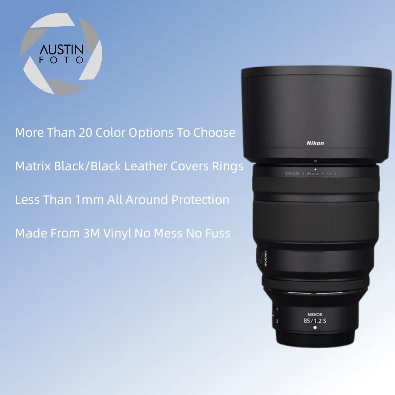 z85 1.2 Lens Skin Decal For Nikon Nikkor z 85mm 1.2s 1.2 Wrap Film Lens Guard Protection
z85 1.2 Lens Skin Decal For Nikon Nikkor z 85mm 1.2s 1.2 Wrap Film Lens Guard Protection