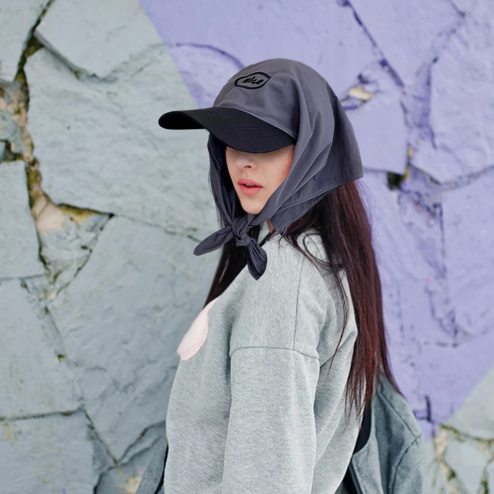 Fashion Strap Duck Tongue Hat Quick Drying Sun Visor Hat with Adjust Headscarf Sun Shading Hat for Woman Men Outdoor
Fashion Strap Duck Tongue Hat Quick Drying Sun Visor Hat with Adjust Headscarf Sun Shading Hat for Woman Men Outdoor