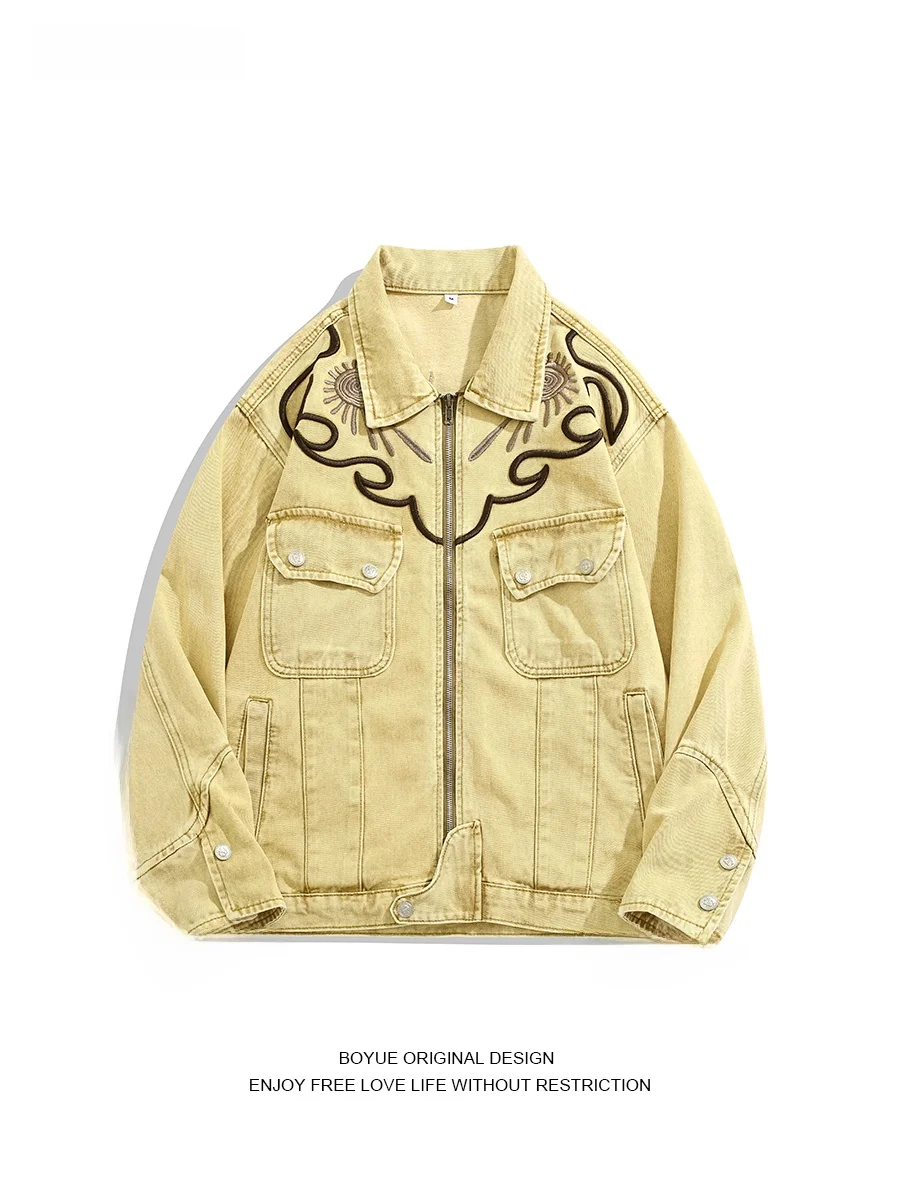 Boyue американский тяжелый дизайн джинсовый тюнер с вышивкой повседневная мужская рабочая одежда уличная маленькая одежда для отдыха M Jaet
Boyue американский тяжелый дизайн джинсовый тюнер с вышивкой повседневная мужская рабочая одежда уличная маленькая одежда для отдыха M Jaet