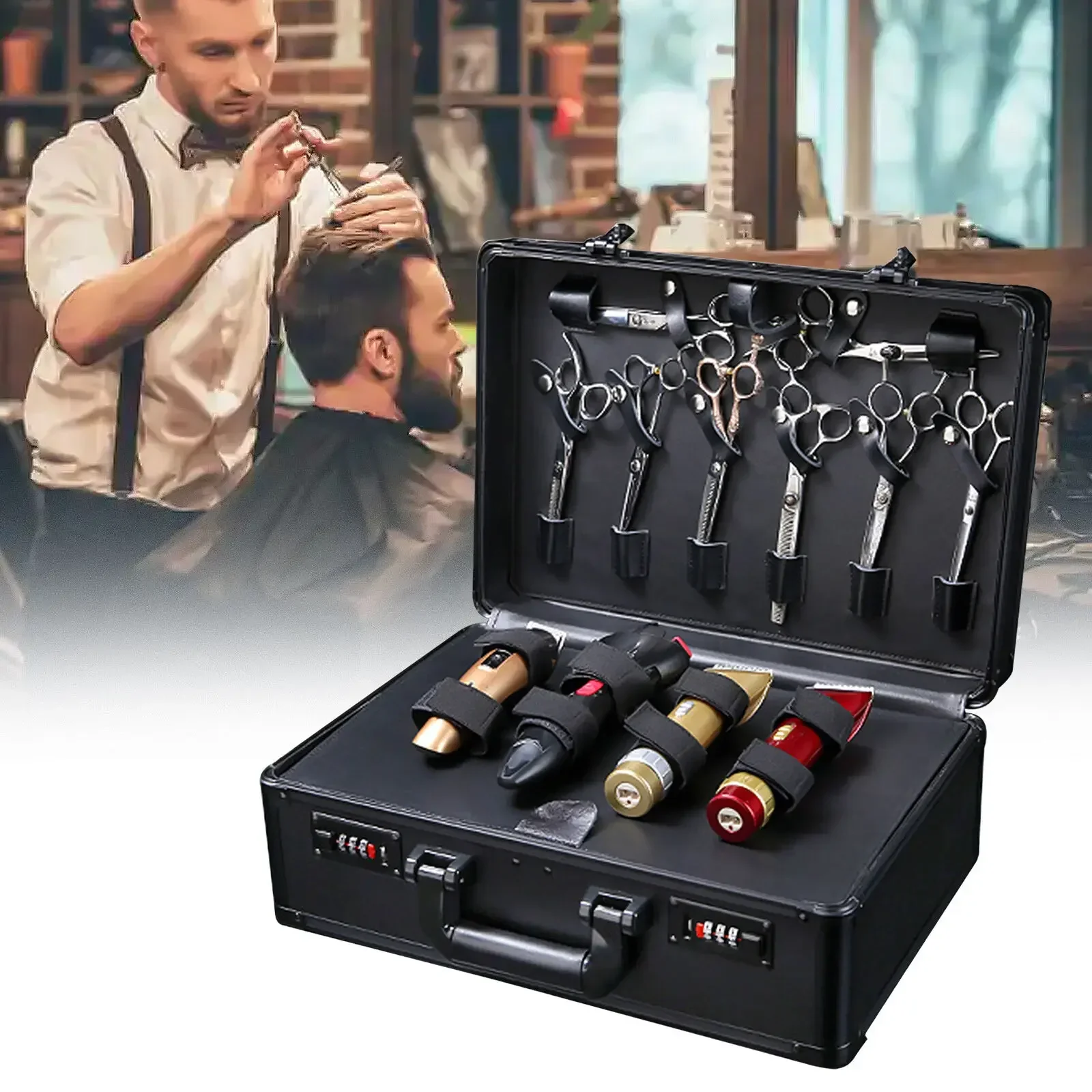 Professional Carrying Case Salon Tool Storage Case Hair Salon Suitcase with Lock Mobile Beauty Cosmetics Tools Carrying Case
Professional Carrying Case Salon Tool Storage Case Hair Salon Suitcase with Lock Mobile Beauty Cosmetics Tools Carrying Case