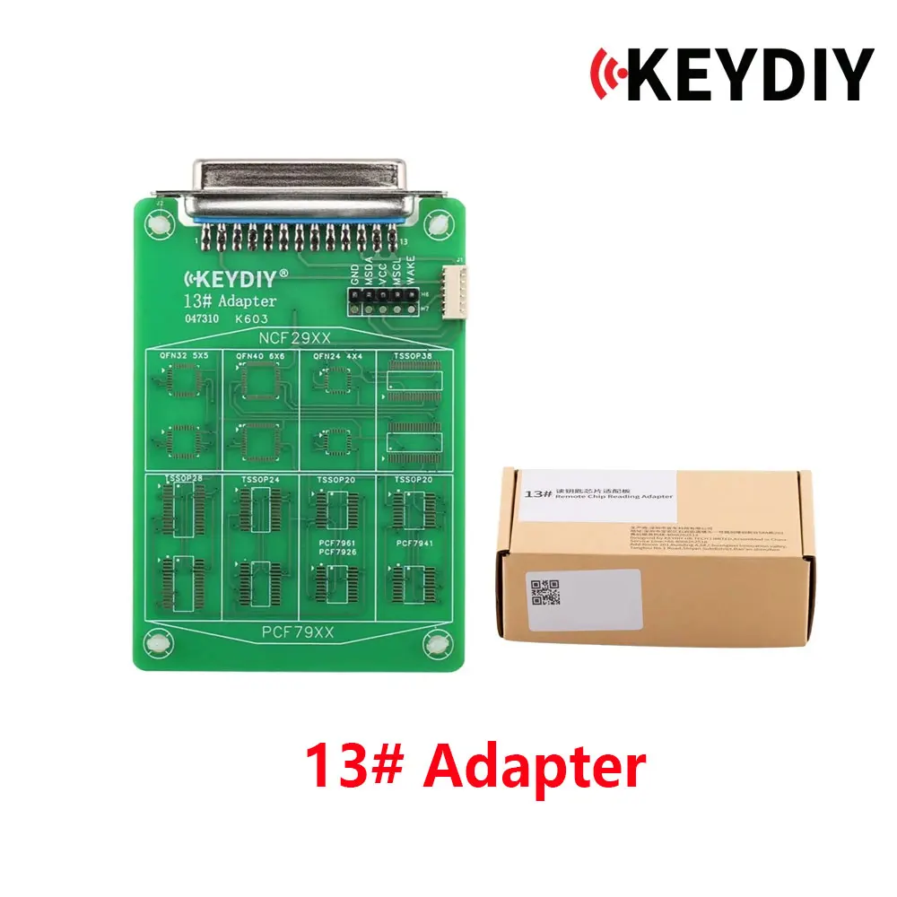 KEYDIY 13# Adapter for Remote Chip Reading Adapter from Water-damaged or Broken 5C & 5D Keys
KEYDIY 13# Adapter for Remote Chip Reading Adapter from Water-damaged or Broken 5C & 5D Keys