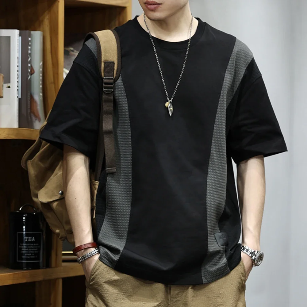 Casual Short Sleeve Mens Summer T-Shirt Summer Casual Wear Black Regular Clothing Length Slight Stretch Material
Casual Short Sleeve Mens Summer T-Shirt Summer Casual Wear Black Regular Clothing Length Slight Stretch Material