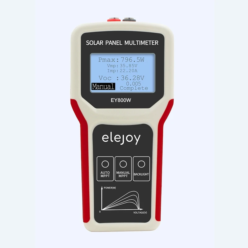 Solar Panel Multimeter Power Point Open Circuit Voltage Photovoltaic Panel Power Supply Auto Manual MPPT Detect Realtime Display
Solar Panel Multimeter Power Point Open Circuit Voltage Photovoltaic Panel Power Supply Auto Manual MPPT Detect Realtime Display