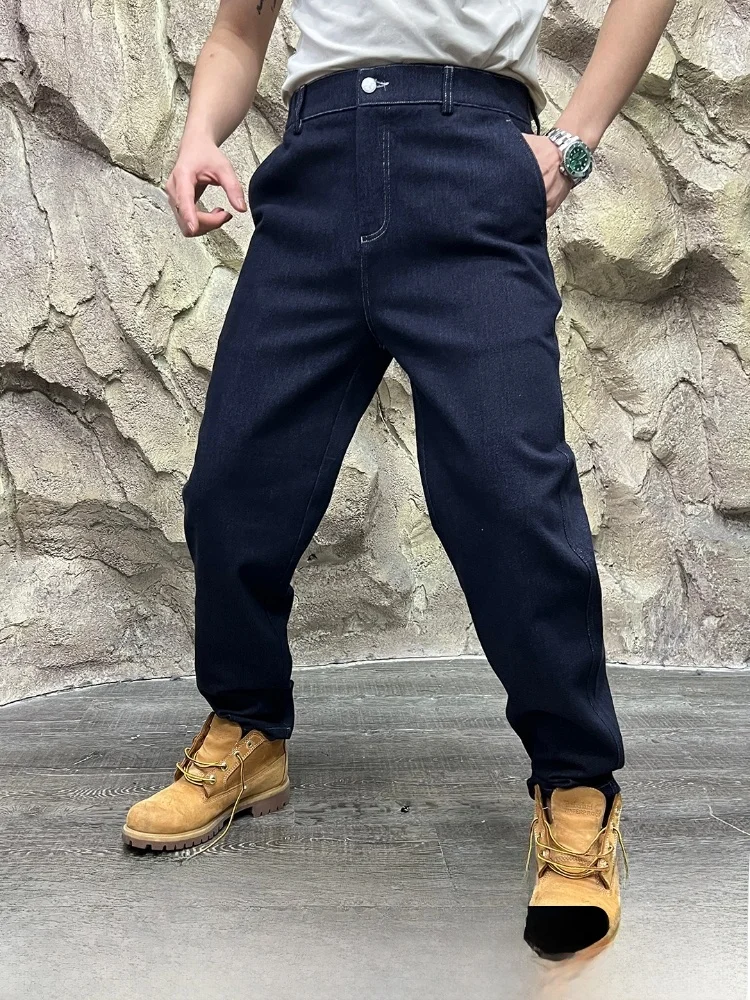 Men's Straight Leg Jeans Deep Blue Enzyme Waed Breathable Elastic Pure Color Comfortable Casual Pants Autumn Faion
Men's Straight Leg Jeans Deep Blue Enzyme Waed Breathable Elastic Pure Color Comfortable Casual Pants Autumn Faion