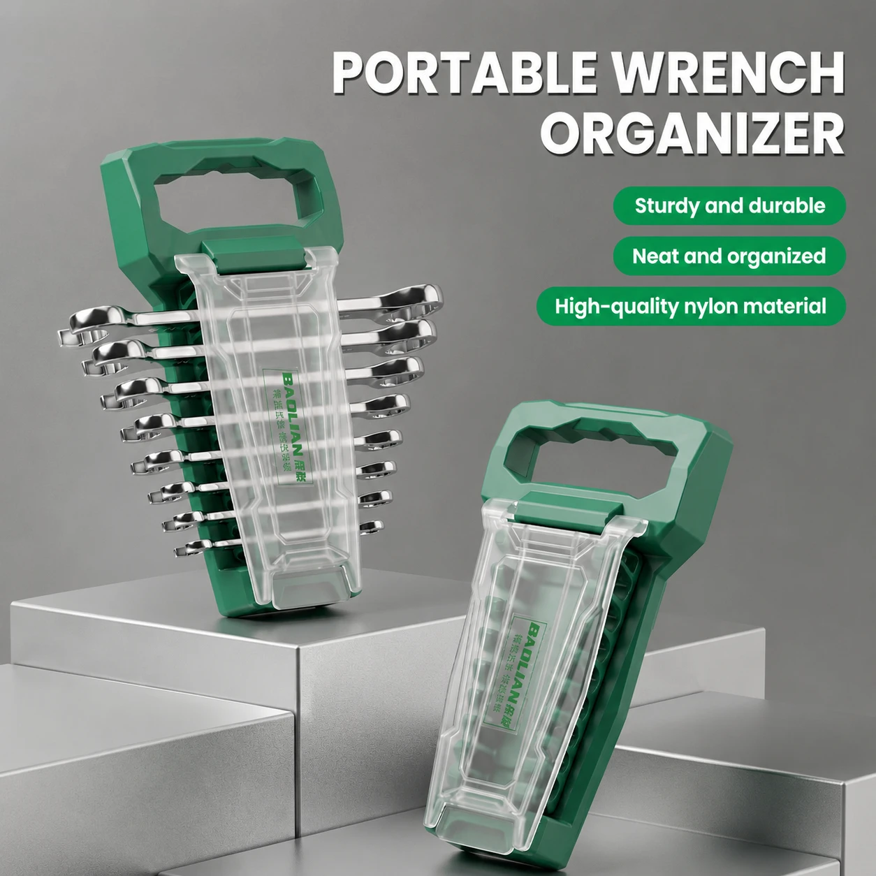 Portable Handheld Bag Organizers Storage Tools Holder Wrench for Auto Rack Heavy-duty&durable Belt Wall-mountable Mechanics Bolt
Portable Handheld Bag Organizers Storage Tools Holder Wrench for Auto Rack Heavy-duty&durable Belt Wall-mountable Mechanics Bolt
