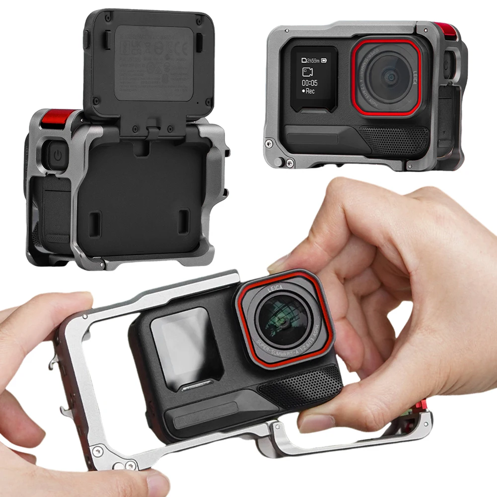 Aluminum Case with Cold Shoe Mount Housing Sleeve Rabbit Cage for Insta360 Ace Pro 2 Camera Accessories
Aluminum Case with Cold Shoe Mount Housing Sleeve Rabbit Cage for Insta360 Ace Pro 2 Camera Accessories