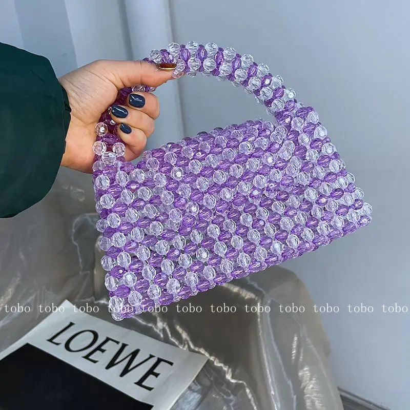 Mixed Pearl Bead Women's Bag Designer Brand Clear Acrylic Box Bags Summer Customized Handmade Party Small Purses Ladies Hand Bag
Mixed Pearl Bead Women's Bag Designer Brand Clear Acrylic Box Bags Summer Customized Handmade Party Small Purses Ladies Hand Bag