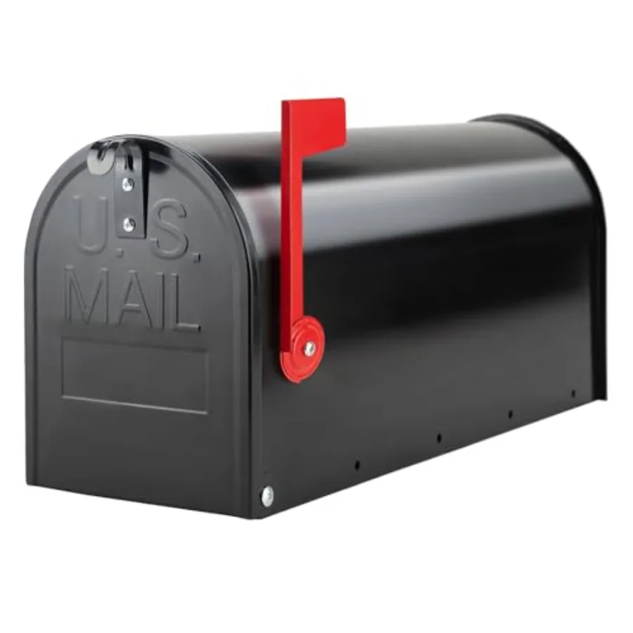 Mailboxes for Outside Post Mount, Black Metal Mailbox, Standard Size, 20 x 8.7 x 6.7 Inches
Mailboxes for Outside Post Mount, Black Metal Mailbox, Standard Size, 20 x 8.7 x 6.7 Inches