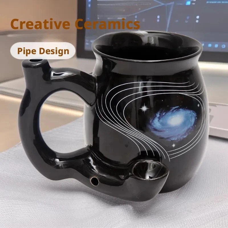 Novelty Ceramic Pipe Mug, Unique Trendy Coffee Cup, Fun Drinkware for Office Decor
Novelty Ceramic Pipe Mug, Unique Trendy Coffee Cup, Fun Drinkware for Office Decor