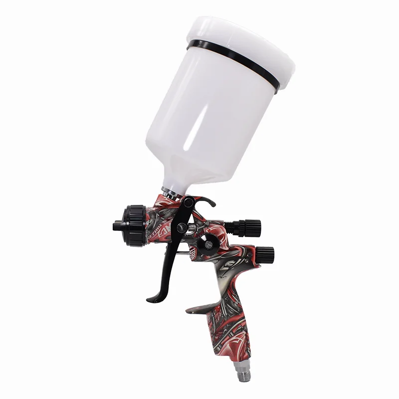Professional 1000B Paint Spray Gun With Air Pressure Gauge Disposable No-Clean Mixing Cup High Atomization Pneumatic Sprayer
Professional 1000B Paint Spray Gun With Air Pressure Gauge Disposable No-Clean Mixing Cup High Atomization Pneumatic Sprayer