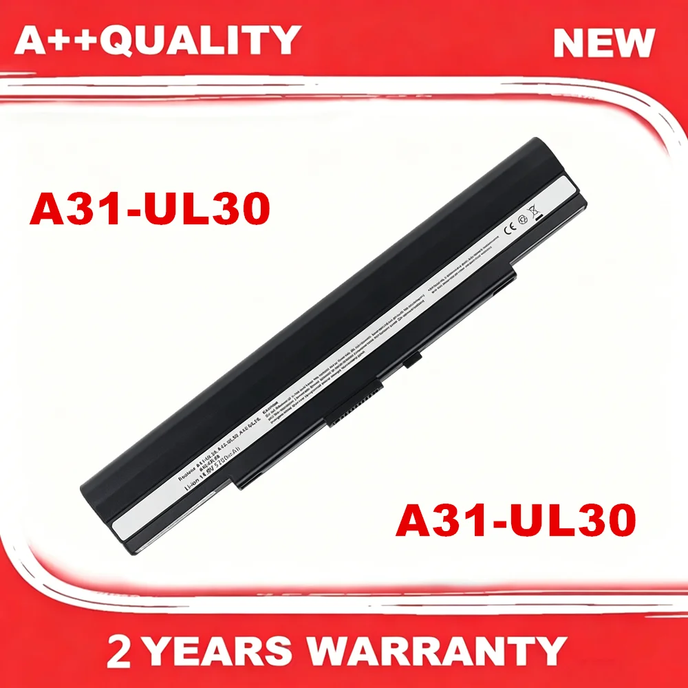 14.8V Laptop battery for Asus A31-UL30 A31-UL50 A31-UL80 A32-UL30 A32-UL5 UL30 UL30A U53F UL30JT UL50
14.8V Laptop battery for Asus A31-UL30 A31-UL50 A31-UL80 A32-UL30 A32-UL5 UL30 UL30A U53F UL30JT UL50