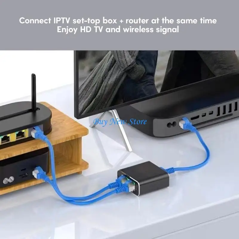 20CE Ethernet Splitter 1 to 2 Female RJ45 Splitter for Faster Data Ttransfer
20CE Ethernet Splitter 1 to 2 Female RJ45 Splitter for Faster Data Ttransfer