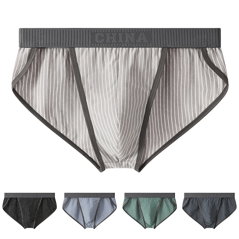 Men Striped Briefs Bikini Mid-rise Breathable Elastic Underwear For Hot Man Gay Sissy Bulge Pouch Breathable Solid Underpants
Men Striped Briefs Bikini Mid-rise Breathable Elastic Underwear For Hot Man Gay Sissy Bulge Pouch Breathable Solid Underpants