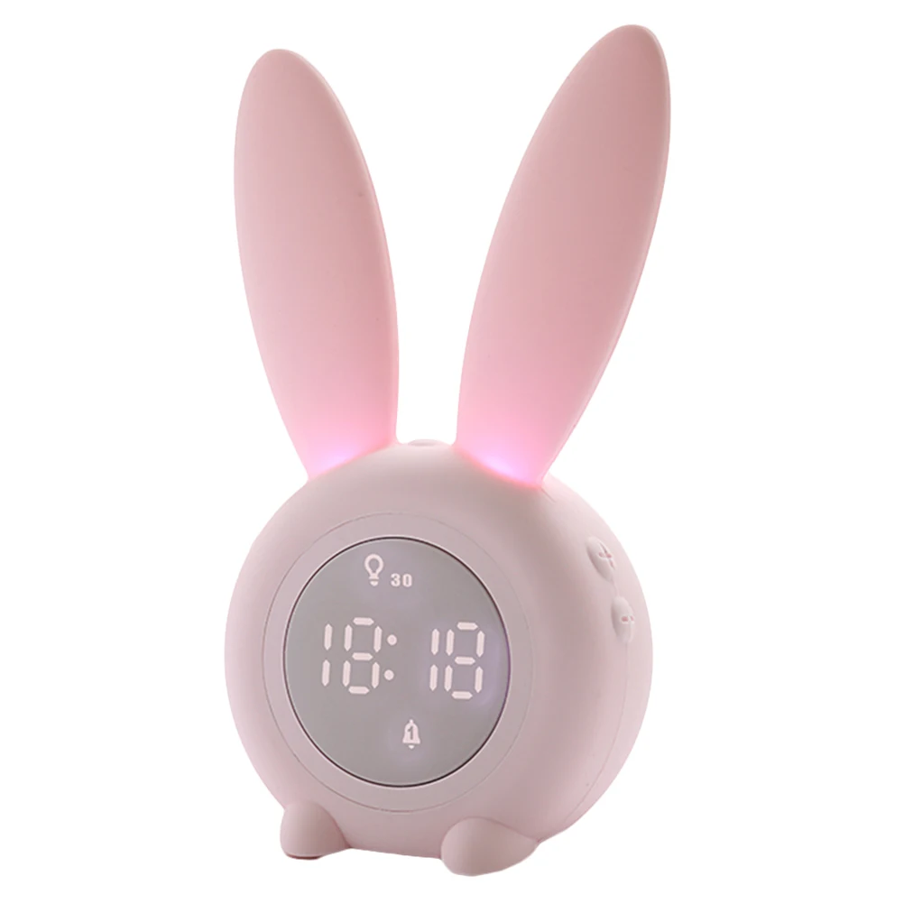 Clock LED Night Light Alarm Clocks Glowing Ears Time Home Decor Small Clock Bedroom Table
Clock LED Night Light Alarm Clocks Glowing Ears Time Home Decor Small Clock Bedroom Table