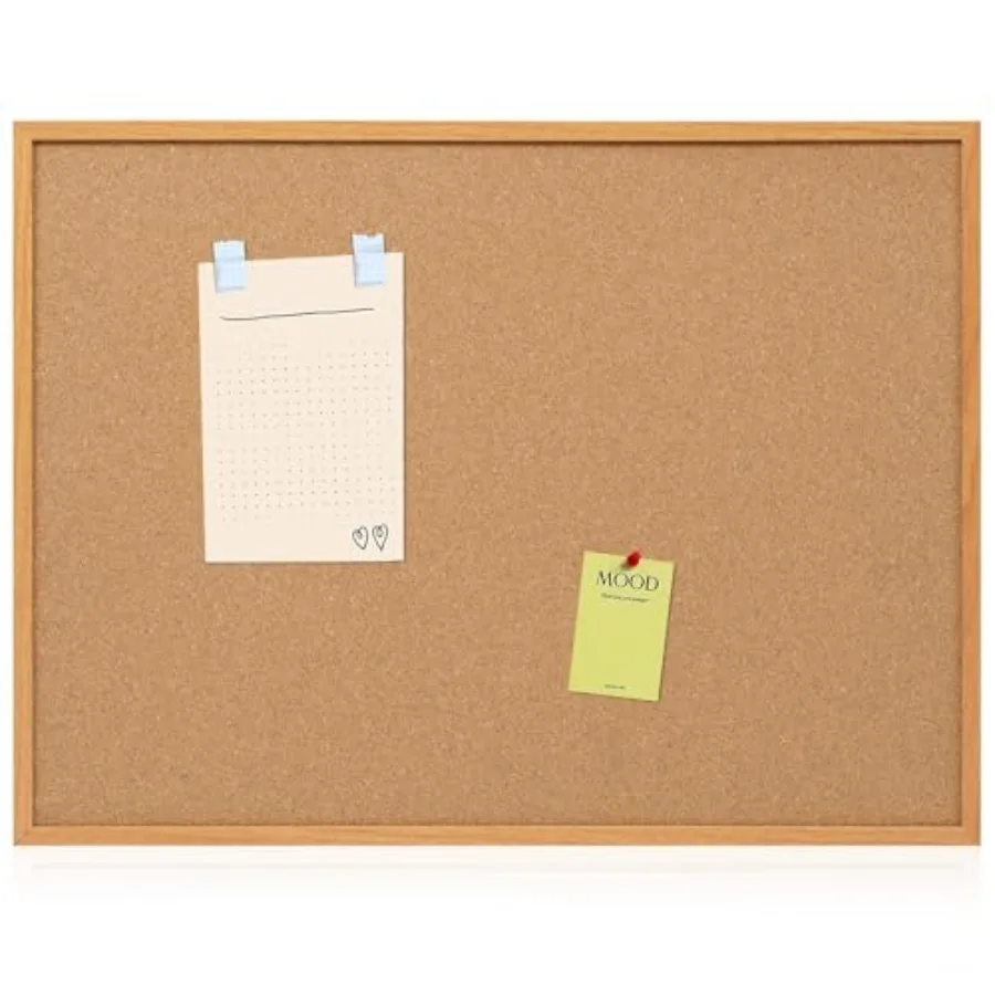 Cork Board Bulletin Board 30 x 42 Oak Framed 4x3 Corkboard Office Board for Wall Decor Large Wall Mounted Notice Pin Board with
Cork Board Bulletin Board 30 x 42 Oak Framed 4x3 Corkboard Office Board for Wall Decor Large Wall Mounted Notice Pin Board with