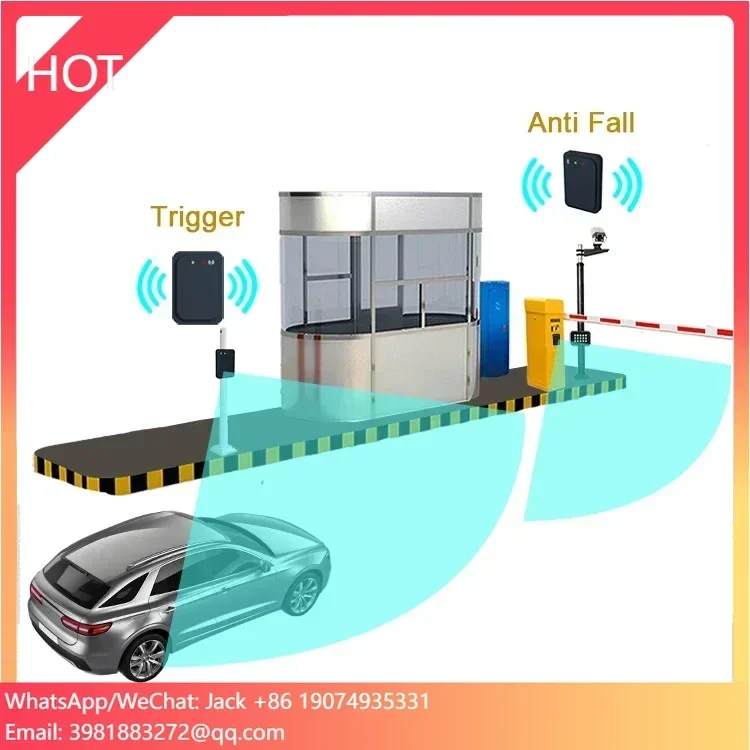Parking access control sensor box unit wireless radar electronic barrier controller proximity parking access control system