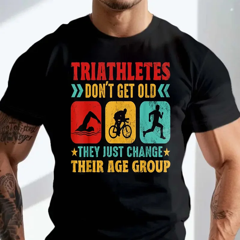 Funny Triathlon Design Men Women Triathletes Swim Bike Run Gift Unisex T-Shirt Cotton O-Neck T Shirt Short Sleeve Casual Tee
Funny Triathlon Design Men Women Triathletes Swim Bike Run Gift Unisex T-Shirt Cotton O-Neck T Shirt Short Sleeve Casual Tee