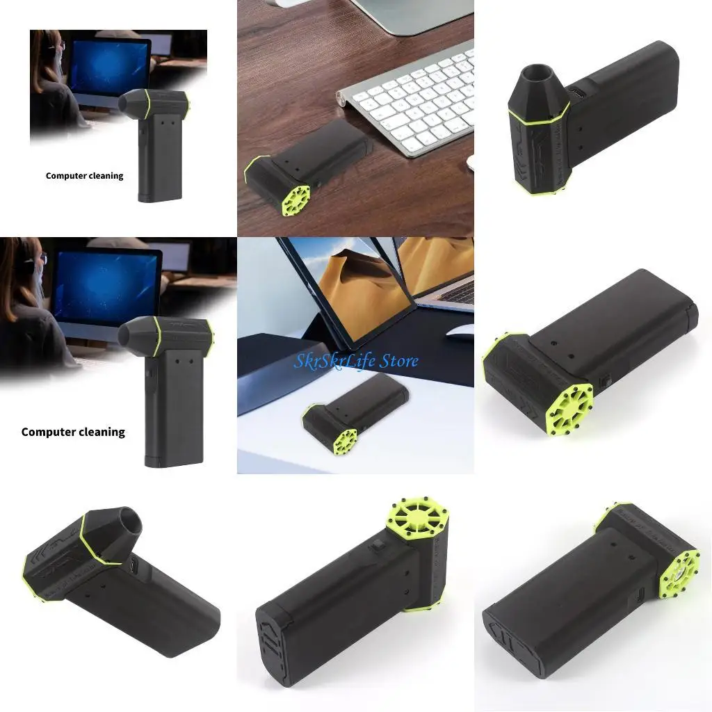 Электрический вентилятор E65E, мощный, 130000 об/мин, быстрая скорость, 4000 мАч x 2
Электрический вентилятор E65E, мощный, 130000 об/мин, быстрая скорость, 4000 мАч x 2