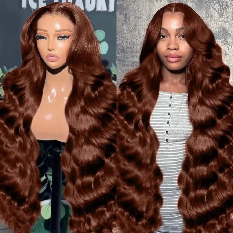 YKB 30 40 Inch 13x6 HD Transparent Body Wave Lace Front Wigs Human Hair Reddish Brown 14x4 Lace Front Wigs Water Wave Remy 250%
YKB 30 40 Inch 13x6 HD Transparent Body Wave Lace Front Wigs Human Hair Reddish Brown 14x4 Lace Front Wigs Water Wave Remy 250%
