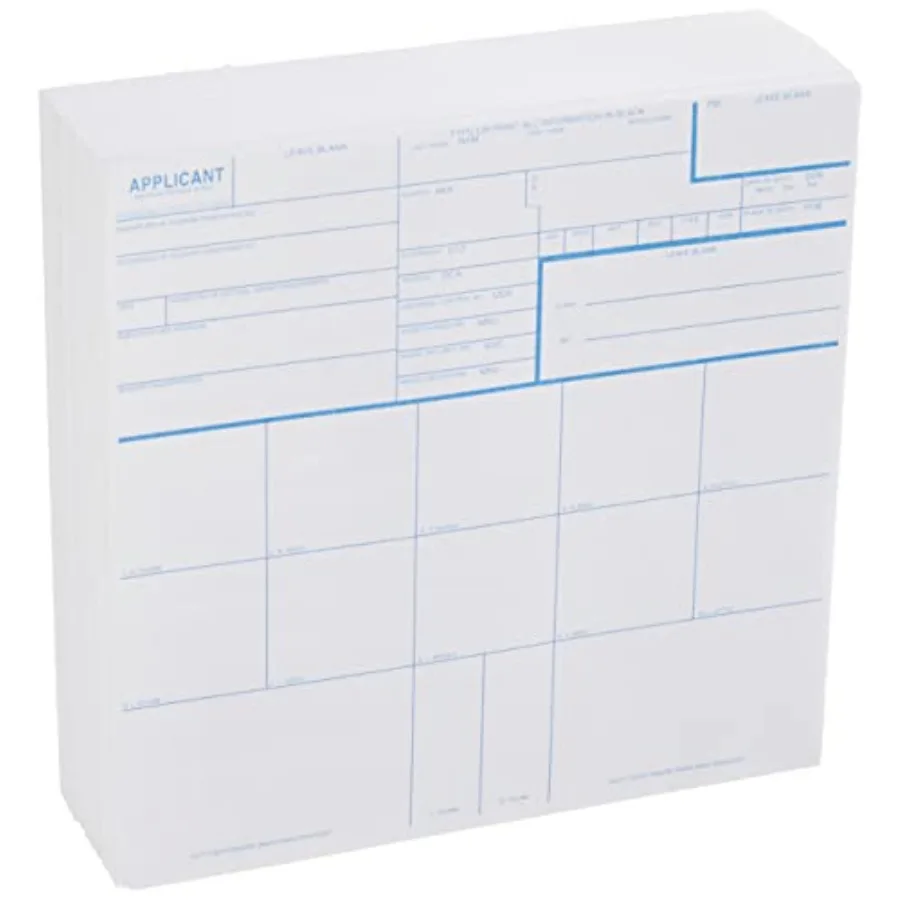 FD-258 Fingerprint Card - Blue, Pack Blue
FD-258 Fingerprint Card - Blue, Pack Blue