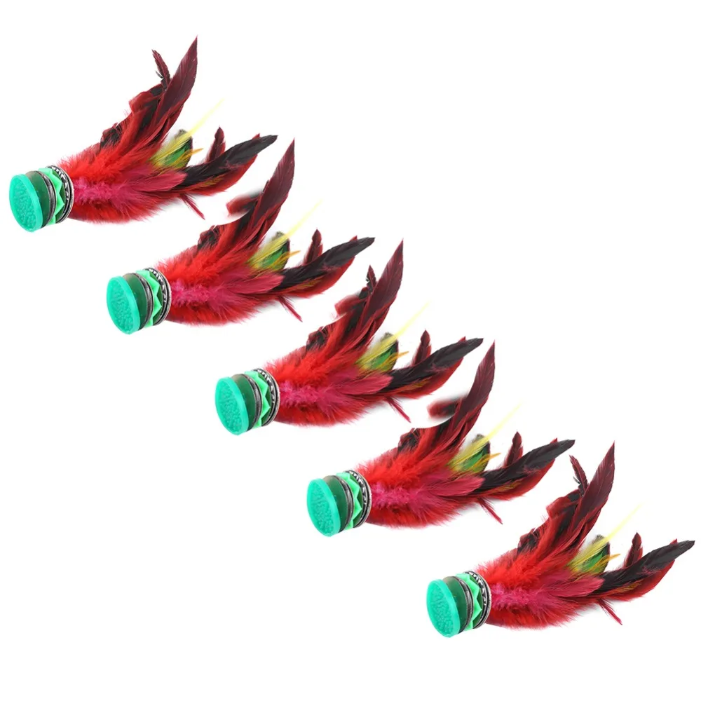 5 шт., волан с перьями ручной работы, высота 17 см, бесцветные разноцветные перья, китайский волан, красочный
5 шт., волан с перьями ручной работы, высота 17 см, бесцветные разноцветные перья, китайский волан, красочный