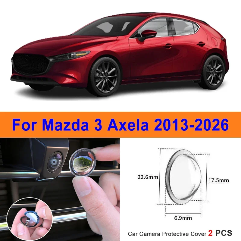 360 Reverse Image Car Camera Cover Anti-Scratch PC Lens Protector Stickers For Mazda 3 Axela 2013-2026 2Pcs
360 Reverse Image Car Camera Cover Anti-Scratch PC Lens Protector Stickers For Mazda 3 Axela 2013-2026 2Pcs