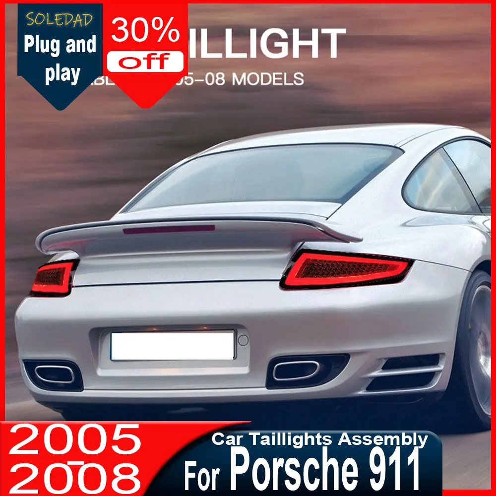 Car Tail Lamp for Porsche 911 Taillight 2005 2006 2007 2008 997 taillight Assembly Upgrade Dynamic Turn Signal LED Accessories
Car Tail Lamp for Porsche 911 Taillight 2005 2006 2007 2008 997 taillight Assembly Upgrade Dynamic Turn Signal LED Accessories