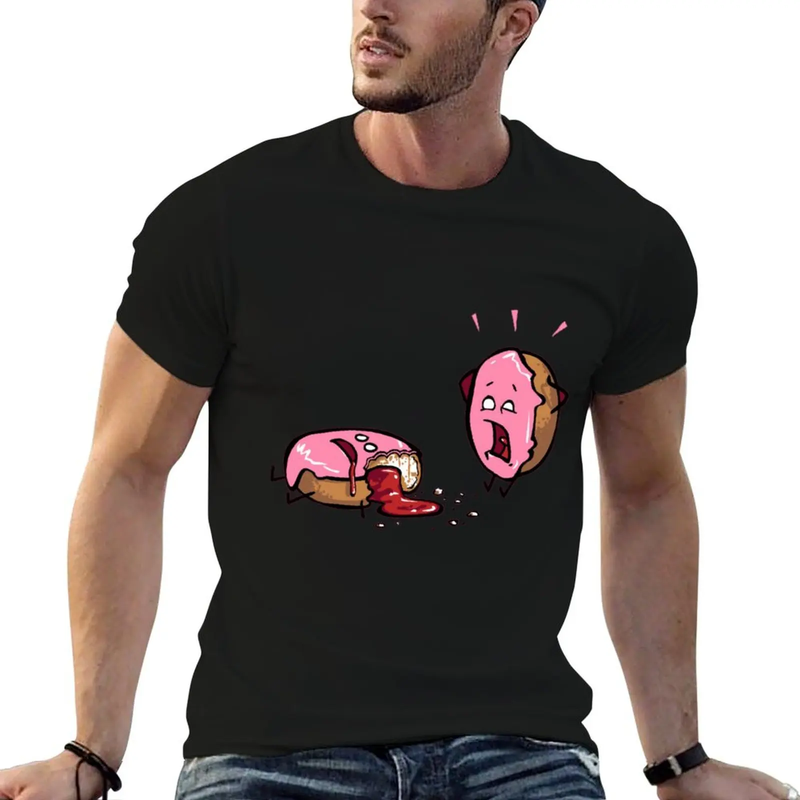 man Donuts shirt anime Jelly t t graphic shirts for man T-Shirt
man Donuts shirt anime Jelly t t graphic shirts for man T-Shirt