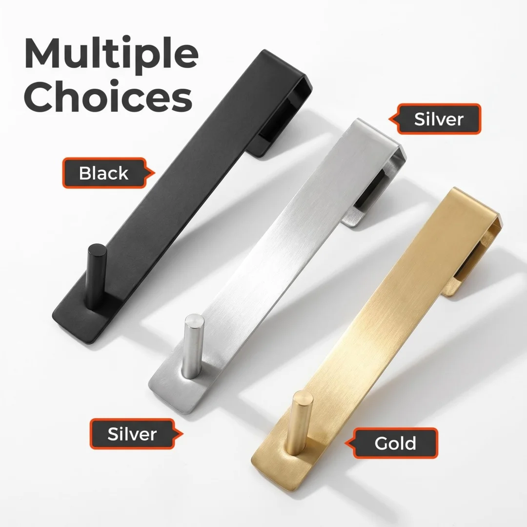 3 pcs Shower Door Hooks,Extended Over Door Hooks for Bathroom Frameless Glass Shower Door,Stainless Steel Towel Hooks,Heavy Duty
3 pcs Shower Door Hooks,Extended Over Door Hooks for Bathroom Frameless Glass Shower Door,Stainless Steel Towel Hooks,Heavy Duty