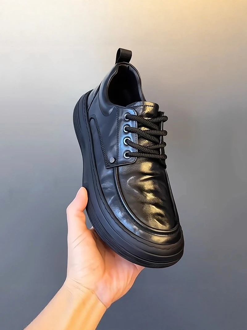 Men's Winter Warm Fleece Lined Casual Leather Shoes Waterproof Non Slip Business Work Shoes Comfortable Breathable Slip-On
Men's Winter Warm Fleece Lined Casual Leather Shoes Waterproof Non Slip Business Work Shoes Comfortable Breathable Slip-On