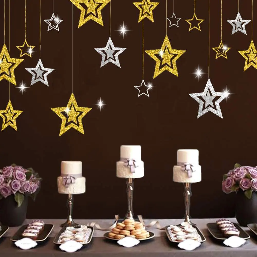 Rose Gold Hollow Star Paper Garlands Banner Hanging for Wedding Christmas Decorations Kids Birthday Party Supplies Home Decor
Rose Gold Hollow Star Paper Garlands Banner Hanging for Wedding Christmas Decorations Kids Birthday Party Supplies Home Decor