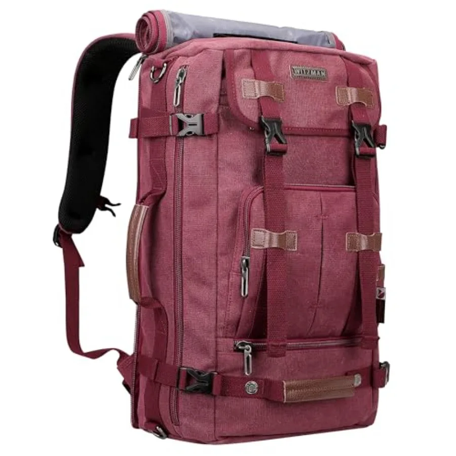 Canvas Backpack Vintage Travel Backpack Large Laptop Bags Convertible Shoulder Rucksack -2
Canvas Backpack Vintage Travel Backpack Large Laptop Bags Convertible Shoulder Rucksack -2