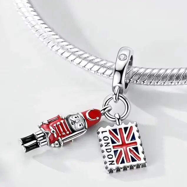 925 Sterling Silver Charm British Soldier Stamps Fit Bracelet Necklace Diy Pendant For Woman Fine Jewelry
925 Sterling Silver Charm British Soldier Stamps Fit Bracelet Necklace Diy Pendant For Woman Fine Jewelry