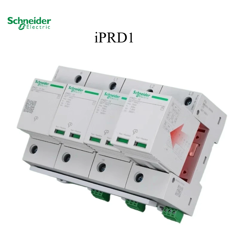 Schneider Level 1 Surge Protector IPRD1 1P+N 12.5KA/15KA/20KA/25KA Level 1 Experimental 10/350 Lightning Arrester
Schneider Level 1 Surge Protector IPRD1 1P+N 12.5KA/15KA/20KA/25KA Level 1 Experimental 10/350 Lightning Arrester