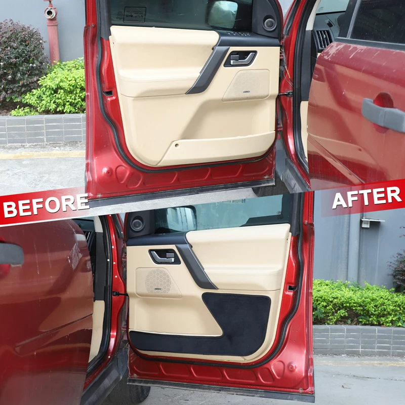 For Land Rover Freelander 2 2007-2012 4Pcs Velour Door Storage Pocket Cover Anti-Kick Pad Protector Car Interior Accessories
For Land Rover Freelander 2 2007-2012 4Pcs Velour Door Storage Pocket Cover Anti-Kick Pad Protector Car Interior Accessories