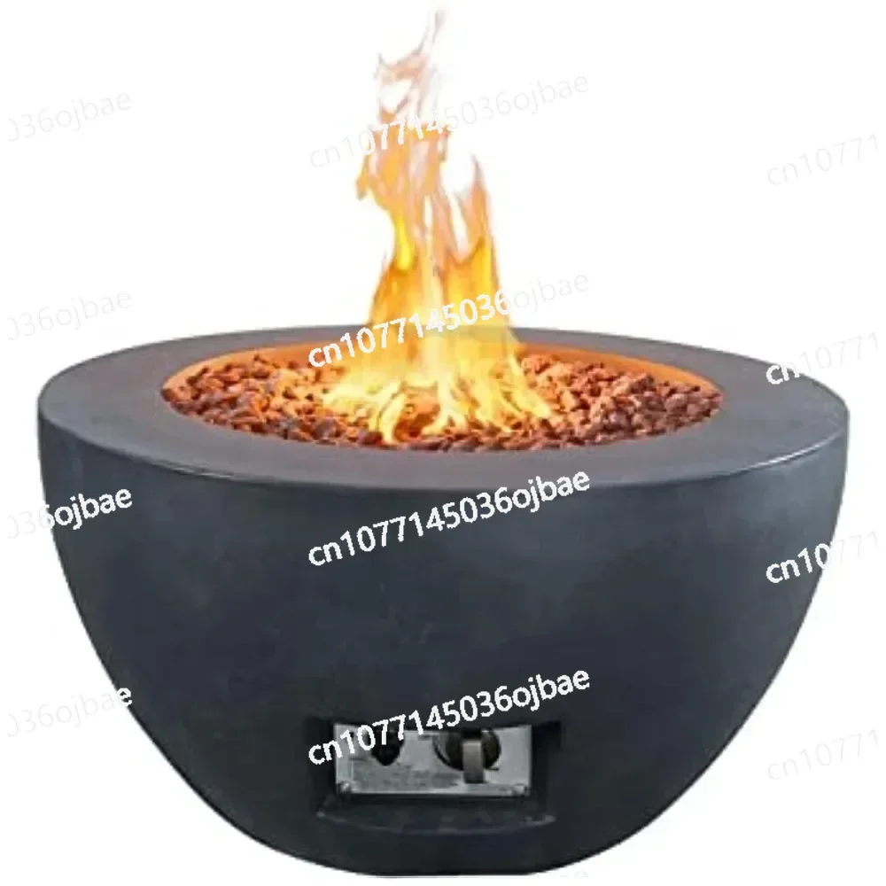 Outdoor Garden Terrace 25 Inch Propane Fire Table, Large Concrete Fire Pit Table
Outdoor Garden Terrace 25 Inch Propane Fire Table, Large Concrete Fire Pit Table
