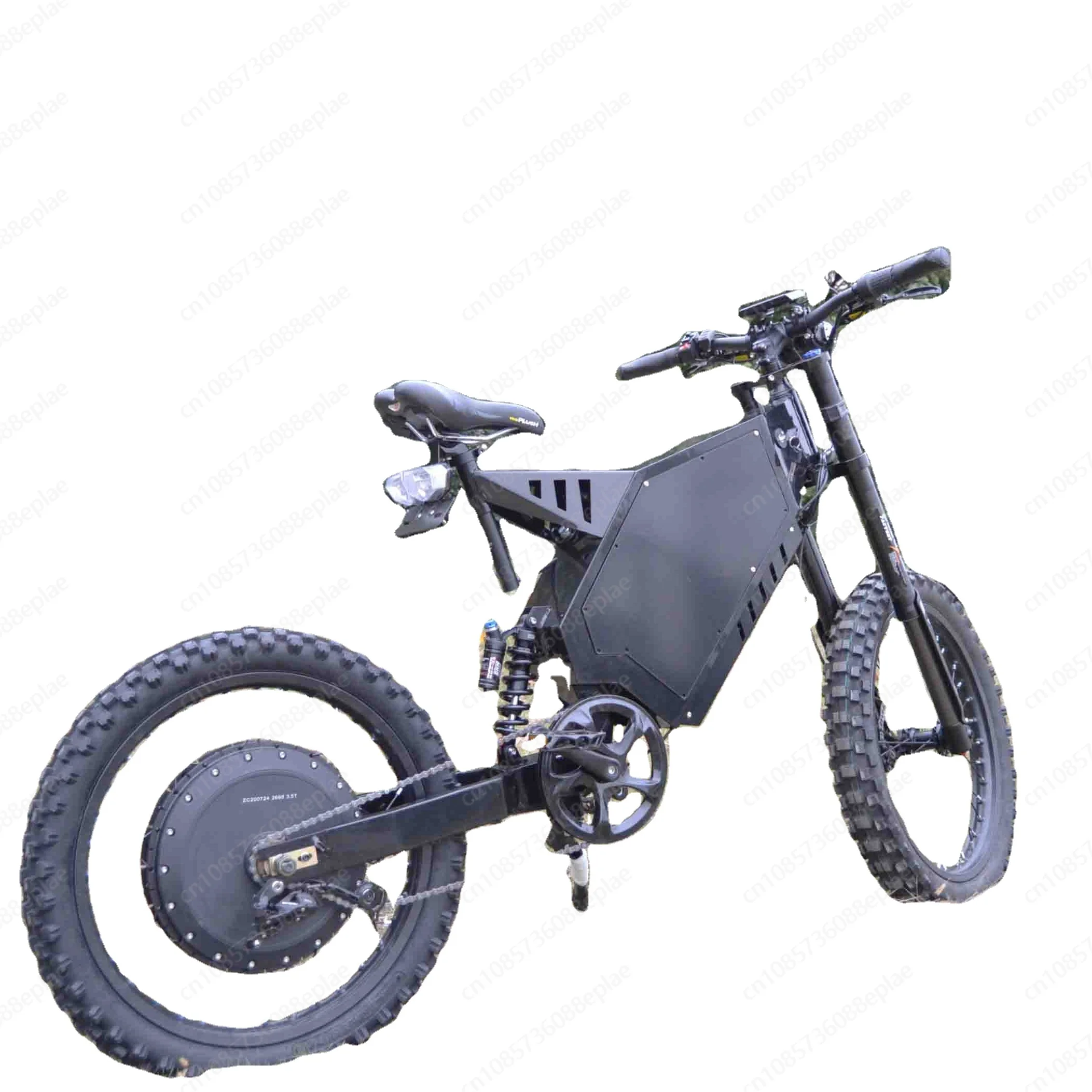 5000W Fat Tire Electric Bike, Ultra High-Speed Enduro eBicycle for Off-Road Trail, Full Suspension Motorcycle Style e-Bike
5000W Fat Tire Electric Bike, Ultra High-Speed Enduro eBicycle for Off-Road Trail, Full Suspension Motorcycle Style e-Bike