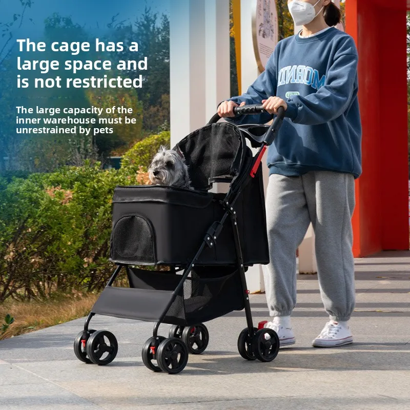 Foldable Pet Stroller for Dog Lightweight Dog Pushchair Easy Assembly Pet Carrier for Outdoor Walking Breathable Pet Travel Cart
Foldable Pet Stroller for Dog Lightweight Dog Pushchair Easy Assembly Pet Carrier for Outdoor Walking Breathable Pet Travel Cart