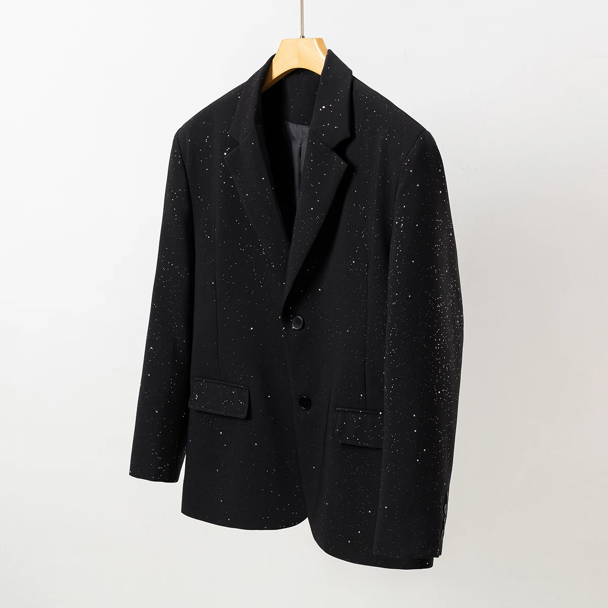 High-quality, fashionable and stylish casual business suit made of 96% polyester and 4% spandex, large size M-5XL, full of stars 
High-quality, fashionable and stylish casual business suit made of 96% polyester and 4% spandex, large size M-5XL, full of stars