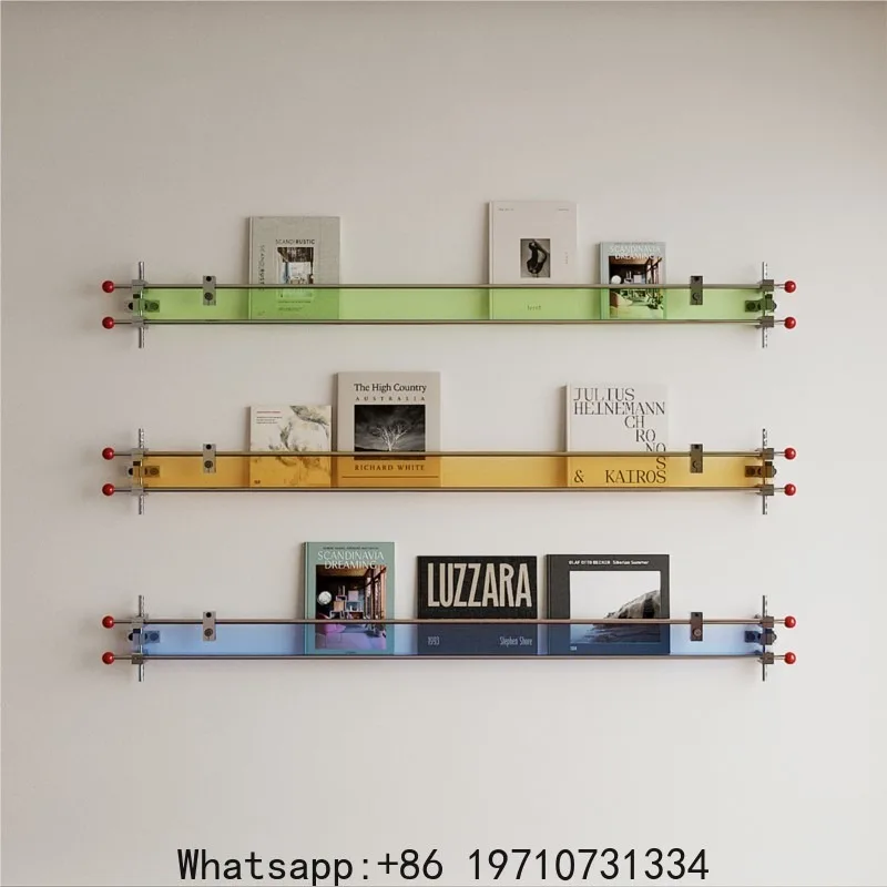 Acrylic Optical Axis Magazine Rack Bauhaus Designer Style Background Wall Decoration Wall Mounted Display Rack Book
Acrylic Optical Axis Magazine Rack Bauhaus Designer Style Background Wall Decoration Wall Mounted Display Rack Book