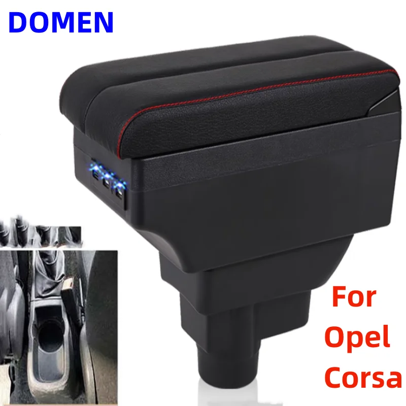 For Opel Corsa Car armrest box Interior Parts Car Central Content With Retractable Cup Hole Large Space Dual Layer USB DOMEN
For Opel Corsa Car armrest box Interior Parts Car Central Content With Retractable Cup Hole Large Space Dual Layer USB DOMEN