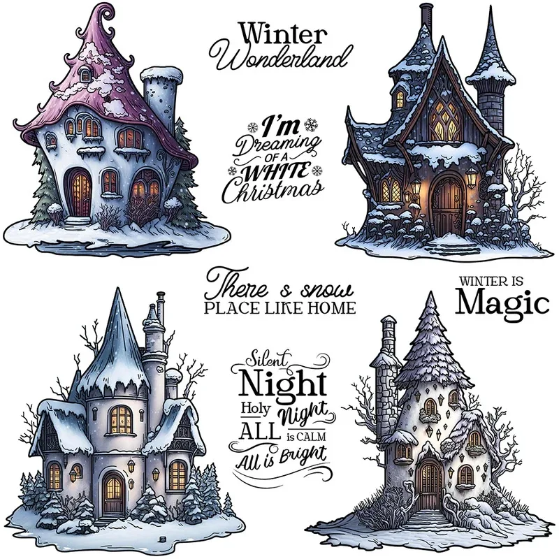 Gothic Castle In Winter Snow Clear Stamps DIY Scrapbooking Supplies Silicone Stamps For Card Making Albums Xmas Decor
Gothic Castle In Winter Snow Clear Stamps DIY Scrapbooking Supplies Silicone Stamps For Card Making Albums Xmas Decor