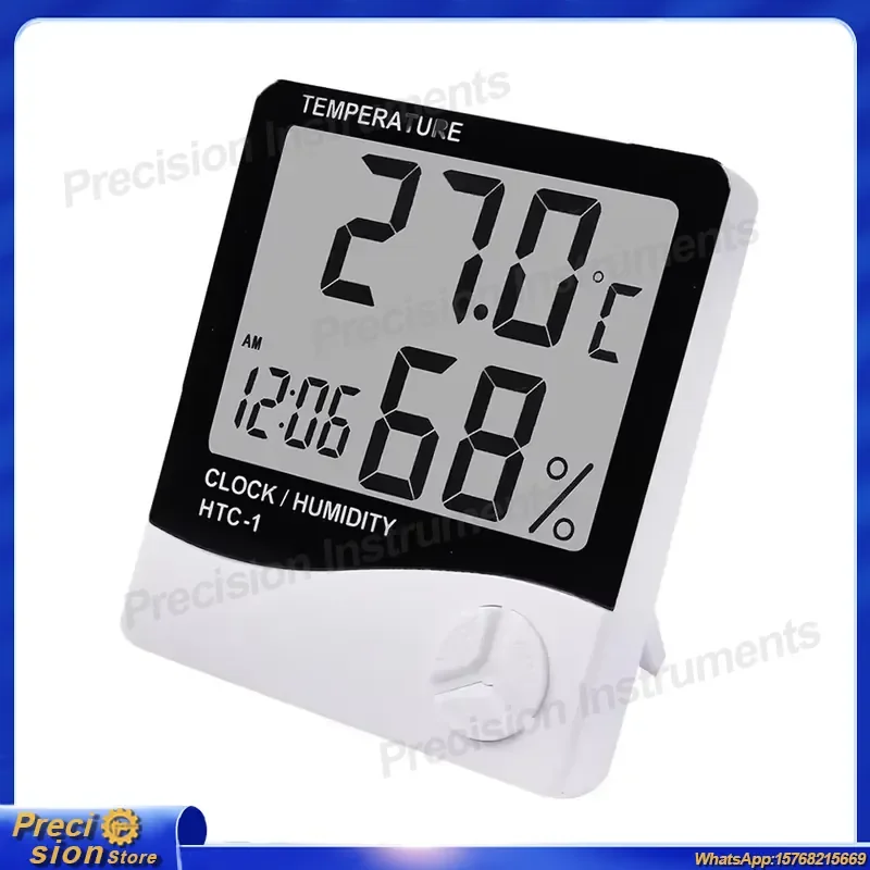 LCD Digital Thermohygrometer Indoor Outdoor Weather Station with Clock Temperature Humidity Monitor IP67 Waterproof ABS Body
LCD Digital Thermohygrometer Indoor Outdoor Weather Station with Clock Temperature Humidity Monitor IP67 Waterproof ABS Body