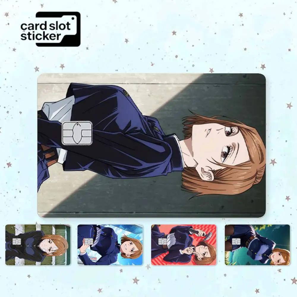 Cartoon N-Nobara Kugisaki Credit Card HD Stickers Game Card Decal Small Chip Waterproof Sticker Gift
Cartoon N-Nobara Kugisaki Credit Card HD Stickers Game Card Decal Small Chip Waterproof Sticker Gift